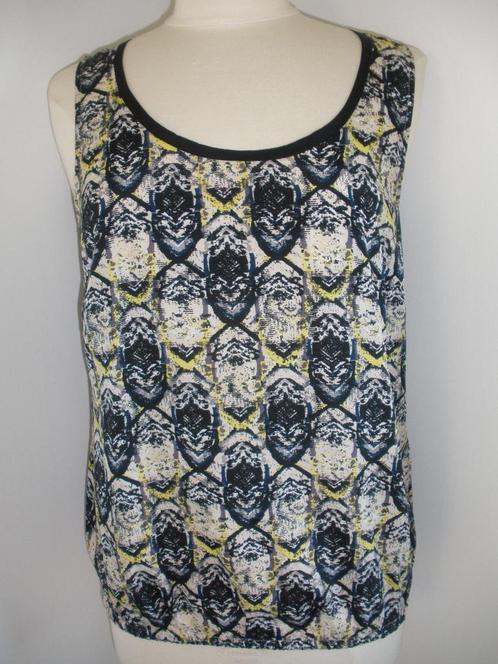 VILA top beige zwart lime maat M - nieuw -, Kleding | Dames, Tops, Nieuw, Zonder mouw, Ophalen of Verzenden