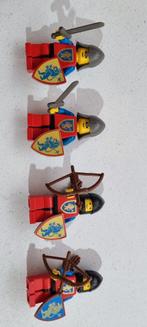 Lego partij 4 crusader lion castle serie met schild etc, Gebruikt, Ophalen of Verzenden, Lego, Losse stenen