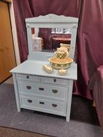 Mooie oude laden kast commode met spiegel, Huis en Inrichting, Kasten | Ladekasten, Ophalen, 50 tot 100 cm, Zo goed als nieuw