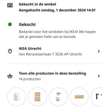 Ikea Enhet onderkasten met lades eikenpatroon - afbeelding 7