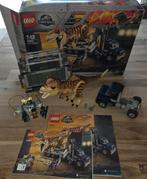 Lego Jurassic Park World Dino 75933 T-Rex Transport, Ophalen of Verzenden, Gebruikt, Complete set, Lego