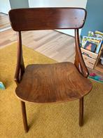 Teakhouten Deense designstoel ‘60 – Arne Hovmand-Olsen, Ophalen, Gebruikt, Bruin, Eén