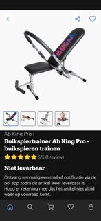 Ab King Pro Buikspiertrainer - Zo goed als nieuw!, Ophalen