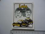 sticker oud Lois Porsche ford escort rallycross autocross, Verzenden, Zo goed als nieuw, Bedrijf of Vereniging