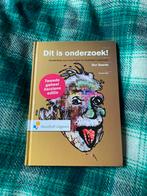 Dit is onderzoek!, Boeken, Zo goed als nieuw, Ben Baarda, Alpha, HBO
