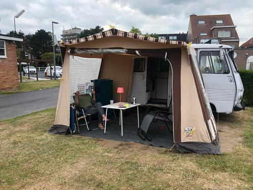Vintage DDR Voortent (Pouch - Fritz Berger), Caravans en Kamperen, Kampeeraccessoires, Gebruikt, Ophalen