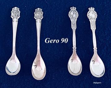 GN Gero 90 verzilverd Letterlepel 1xG  3xJ € 7,50 per stuk beschikbaar voor biedingen