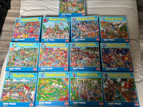 That’s Life puzzels 2,00€ per stuk, Hobby en Vrije tijd, Denksport en Puzzels, Zo goed als nieuw, 500 t/m 1500 stukjes, Ophalen of Verzenden