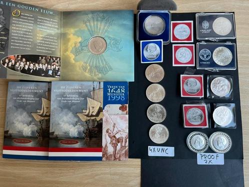 Beatrix' 13 super 50 Guldens  Proof-Like-Proof-FDC-UNC, Postzegels en Munten, Munten | Nederland, Setje, 50 gulden, Koningin Beatrix