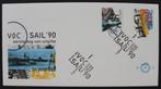 Scheepvaart : VOC Sail '90 op FDC Nederland, Verzamelen, Verzenden, Zo goed als nieuw, Zeilboot, Overige typen