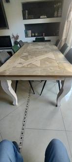 Eettafel Jorg steigerhout, Huis en Inrichting, Ophalen, 200 cm of meer, 50 tot 100 cm, Zo goed als nieuw