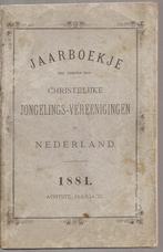 Jaarboekje Christ. Jongelings-Verenigingen in Nederland 1881, Antiek en Kunst, Ophalen of Verzenden