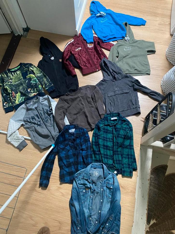 Kledingpakket jongens kleding 122/128 19 stuks, Kinderen en Baby's, Kinderkleding | Kinder-kledingpakketten, Gebruikt, Maat 128