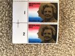 2 Postzegels Juliana 70 jaar - 55 cent, Postzegels en Munten, Postzegels | Nederland, Ophalen of Verzenden, Na 1940, Gestempeld