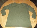 Groen longsleeve shirt met kant van Clockhouse maat 46, Verzenden, Maat 46/48 (XL) of groter, Zo goed als nieuw, Clockhouse