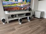 Kef eggs and receiver Onkyo tx nr-535, 70 watt of meer, Zo goed als nieuw, 5.1-systeem, Overige spelers