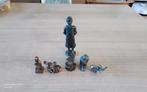 Oude  bronzen beeldjes mens en dier, Antiek en Kunst, Ophalen of Verzenden