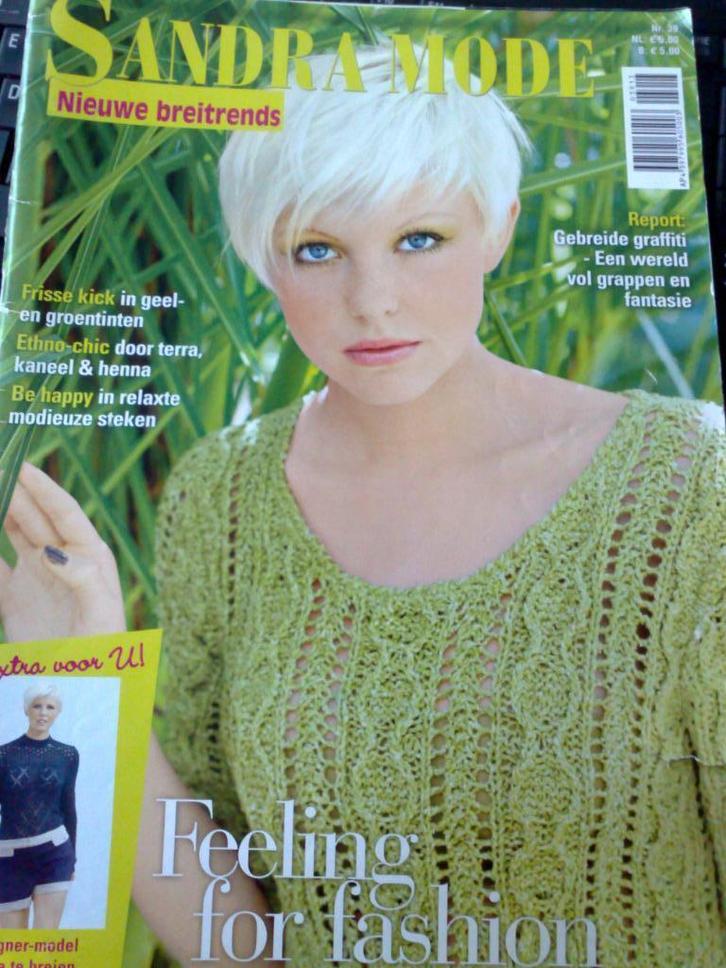 Sandra mode special nieuwe brietrends nr. 39, Hobby en Vrije tijd, Breien en Haken, Zo goed als nieuw, Breien, Patroon of Boek