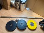 Mooie en goede weightlifting set, Sport en Fitness, Fitnessmaterialen, Ophalen, Zo goed als nieuw