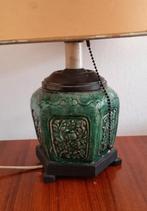 tafellamp van Chinese gemberpot, Huis en Inrichting, Metaal, Gebruikt, Minder dan 50 cm, Antiek