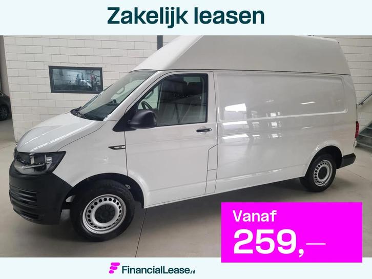 Volkswagen Transporter 2.0 TDI L2H2 Trendline Airco | audio, Auto's, Bestelauto's, Bedrijf, Lease, Financial lease, ABS, Airbags