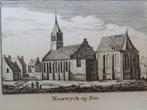 ets Kerk Noordwijk aan Zee 18e eeuw, Abraham Rademaker, Antiek en Kunst, Verzenden