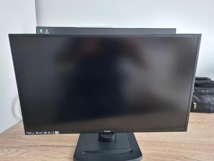 Iiyama monitor Prolite 24 inch 75,-, Computers en Software, Monitoren, Zo goed als nieuw, 60 Hz of minder, HDMI, VGA, Gaming, Ingebouwde speakers