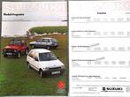 Suzuki automodellenreeks, brochure ca. 1987, Verzenden, Gelezen, Overige merken