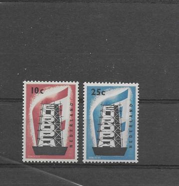 Nederland 1956, NVPH 681 t/m 682, Postfris. beschikbaar voor biedingen