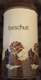 🥨Brocante: Brabantia beschuitblik - ø11 x 21 Cm.🏷️€9,95-, Ophalen of Verzenden, Gebruikt, Beschuit, Overige merken