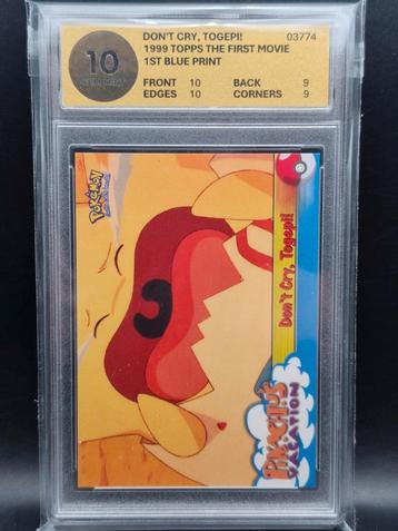 Don't cry, togepi 1999 topps the first movie woetoe 10 beschikbaar voor biedingen
