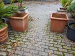 Set terra cotta potten, Tuin en Terras, Steen, Minder dan 30 cm, Rond, Ophalen of Verzenden