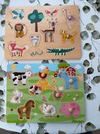 Houten puzzels 2x, Ophalen of Verzenden, Zo goed als nieuw