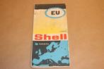 Oude Shell kaart van Europa - Circa 1970, Gelezen, Landkaart, 1800 tot 2000, Europa Overig