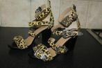 Bronx leren leopard sandalen mt 41 KOOPJE, Kleding | Dames, Schoenen, Nieuw, Ophalen of Verzenden, Schoenen met hoge hakken, Bronx