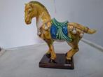 vintage handgemaakte keramiek paard beeld, Antiek en Kunst, Ophalen of Verzenden