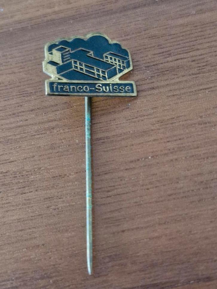 Sp 1194 Franco-Suisse Reversspeld, Verzamelen, Speldjes, Pins en Buttons, Ophalen of Verzenden