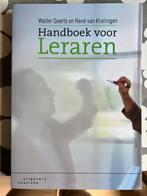 Walter Geerts - Handboek voor leraren, Walter Geerts; René van Kralingen, Sociale wetenschap, Ophalen of Verzenden, Zo goed als nieuw