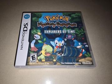 Pokemon Mystery Dungeon Explorers of Time DS Game Case beschikbaar voor biedingen