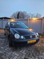 Volkswagen Polo 1.4 55KW 2004 Zwart, Auto's, Voorwielaandrijving, 74 pk, Zwart, 4 cilinders