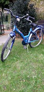 Meisjes fiets 22 inch kleur blauw, Ophalen, Gebruikt, 22 inch