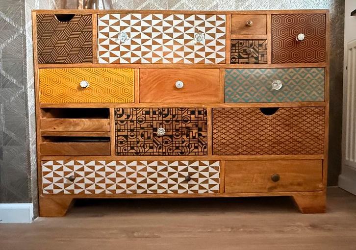 KARE Design dressoir Soleil, Huis en Inrichting, Kasten | Dressoirs, Zo goed als nieuw, 100 tot 150 cm, 25 tot 50 cm, Met lade(s)