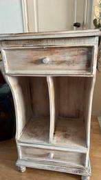 Origineel white wash kastje (ibiza style) nieuw 2 lades, Antiek en Kunst, Ophalen