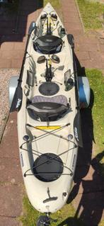 Hobie Oasis tweepersoons trapkano, Watersport en Boten, Kano's, Ophalen, Gebruikt, Met peddels, Kajak