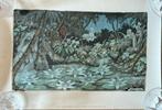 Poster Anton Pieck - waterlelies, Ophalen, Zo goed als nieuw