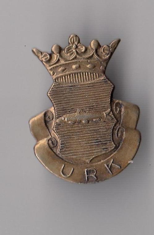 Urk Stadswapen broche, Verzamelen, Speldjes, Pins en Buttons, Gebruikt, Speldje of Pin, Overige onderwerpen, Ophalen of Verzenden