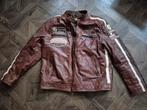 Leren herenjas zo goed als nieuw!, Kleding | Heren, Jassen | Winter, Ophalen of Verzenden, Zo goed als nieuw, Overige maten, Bruin