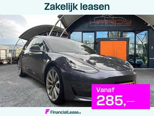 Tesla Model 3 Performance AWD 85% SOH 1e EIG BTW Auto Rijkla, Auto's, Tesla, Bedrijf, Lease, Financial lease, Model 3, ABS, Airbags