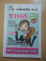 Tina, Op vakantie met Tina. stripboek, 4 superlange strips, Boeken, Stripboeken, Eén stripboek, Ophalen of Verzenden, Zo goed als nieuw