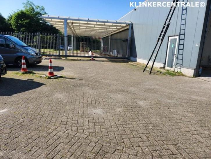 ROOIKORTING 360m2 heidegrijs betonklinkers bkk bss oprit, Tuin en Terras, Tegels en Klinkers, Gebruikt, Klinkers, Beton, 10 m² of meer